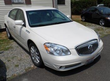 After White Damaged Car — Dover, OH — Cua Refinishing Co.