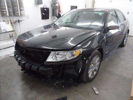 Black Car for Repair — Dover, OH — Cua Refinishing Co.