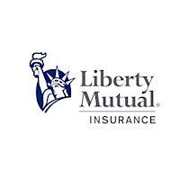 The logo for liberty mutual insurance has a statue of liberty on it.