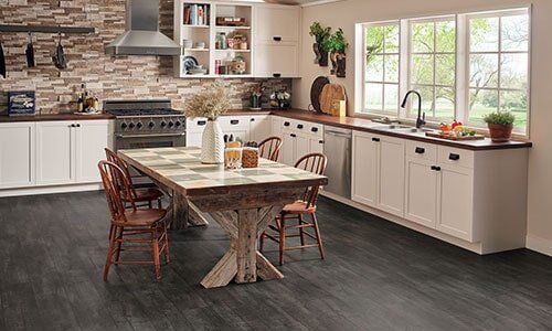 Vinyl Flooring — Kitchen Vinyl Flooring in Sacramento, CA Vinyl Flooring — Kitchen Vinyl Flooring in Sacramento, CA