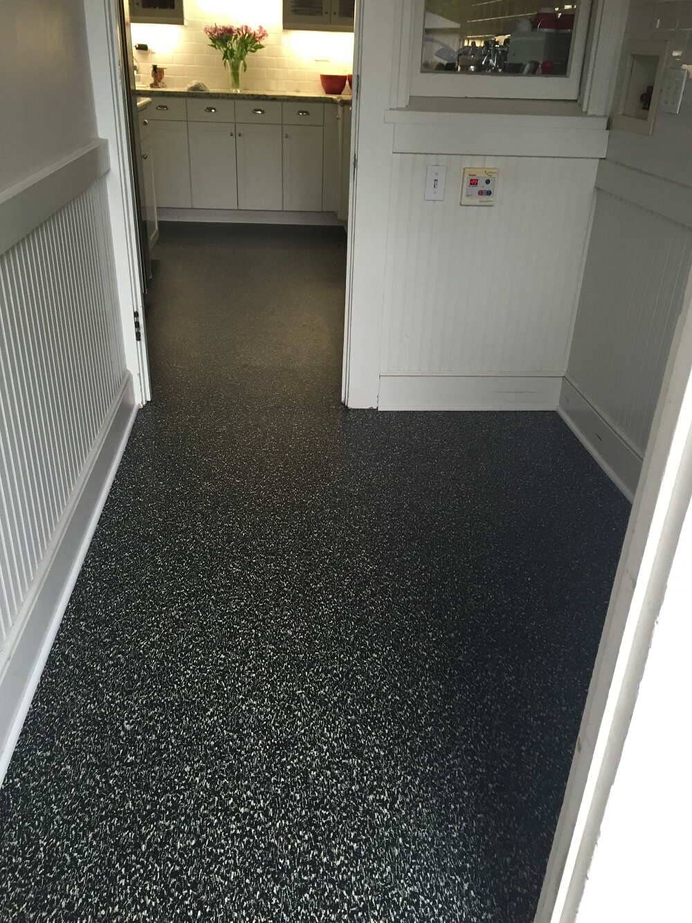 Black Kitchen Floor — Floor  in Sacramento, CA