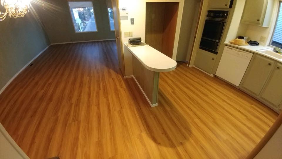 Luxury Vinyl Plank - Aquarius Golden Pecan