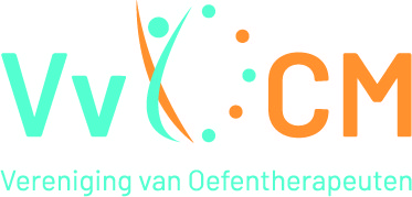 Logo voor VvOCM, een gezondheidsorganisatie