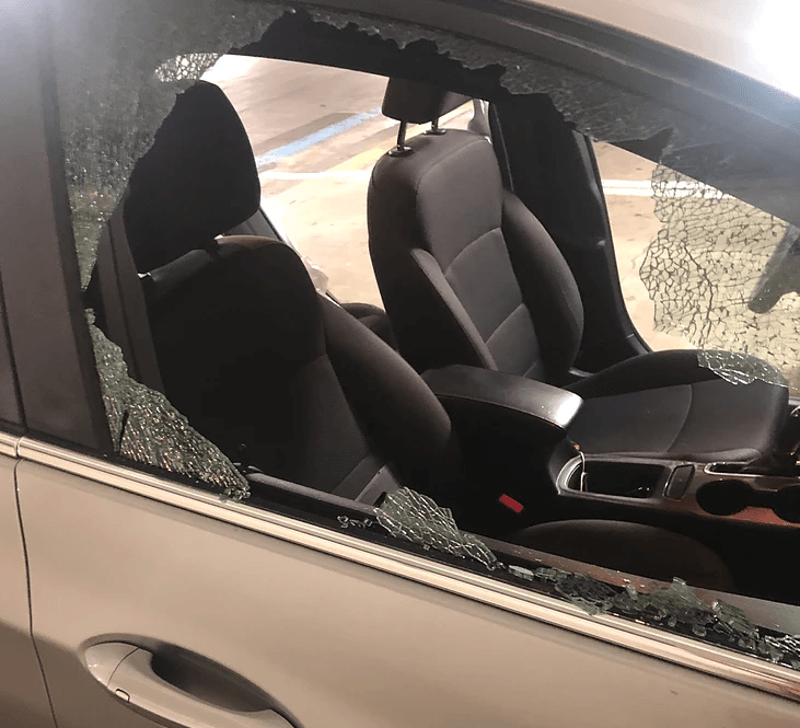 Car broken into