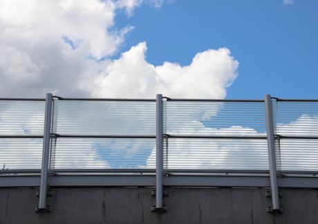 stainless steel railing on roof