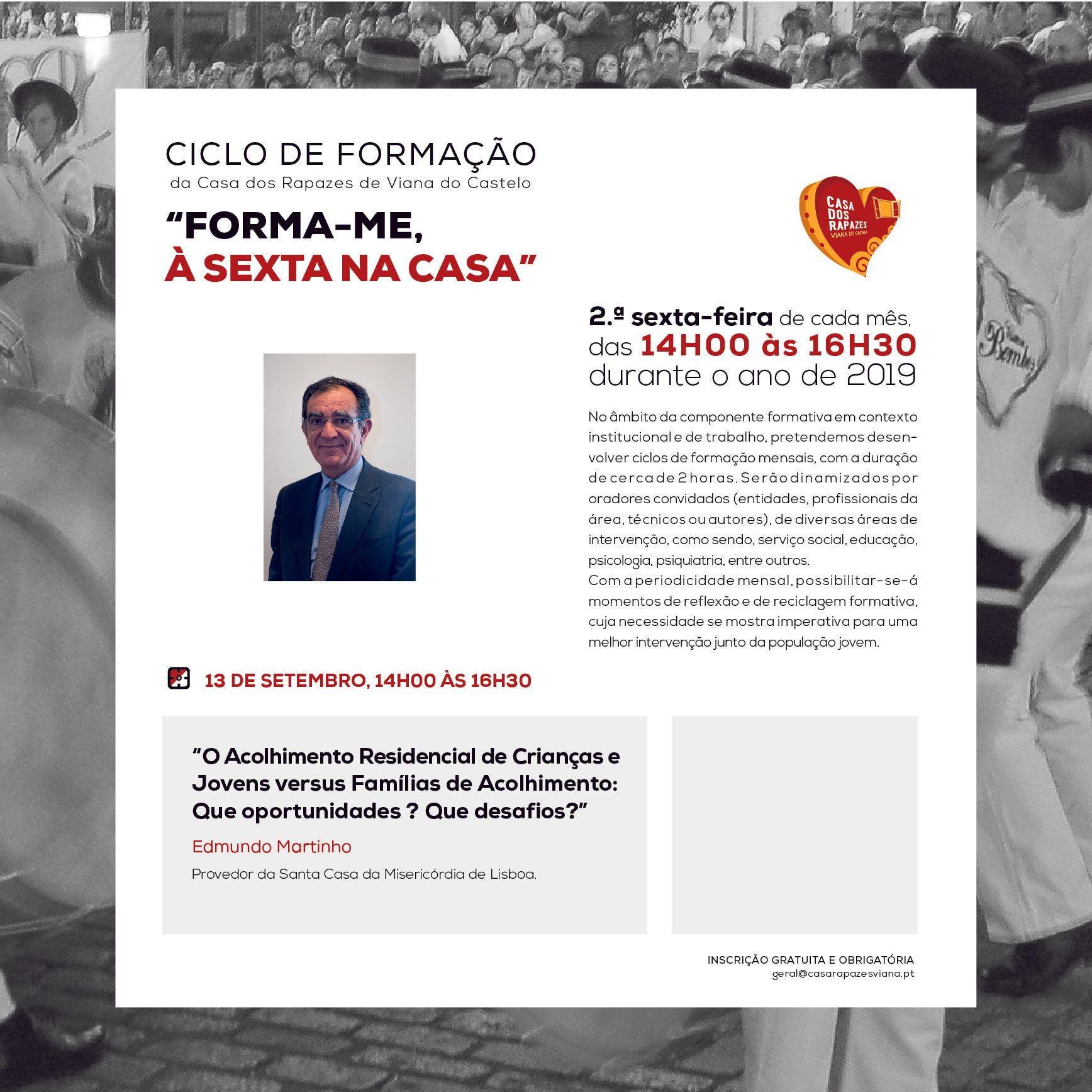 Cartaz Ciclo de Formação Junho
