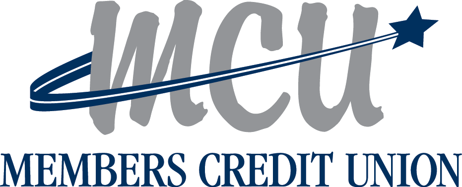 MCU logo with gray text, a blue star, and text
