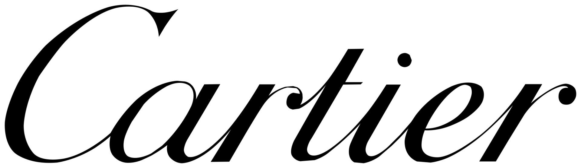 Cartier logo in elegant script.