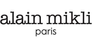 Logo for Alain Mikli Paris: black text on a white background.