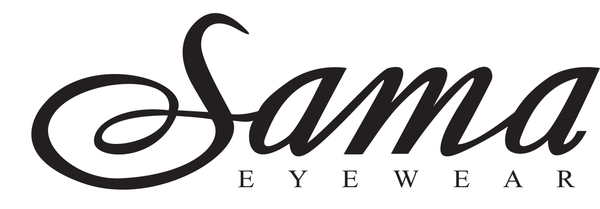 Logo for Sama Eyewear. The name 