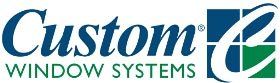 Custom Window Systems logo with a blue 