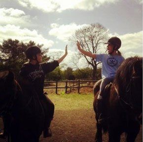 Horse riding