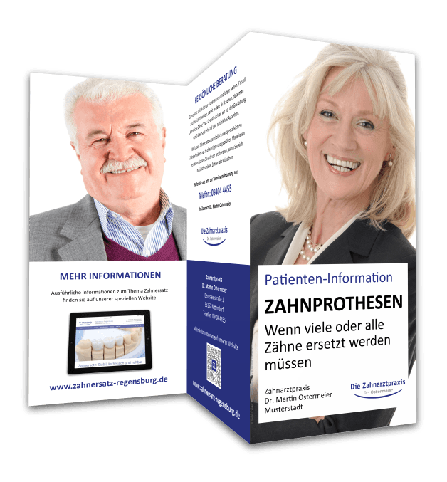 Flyer Zahnprothesen