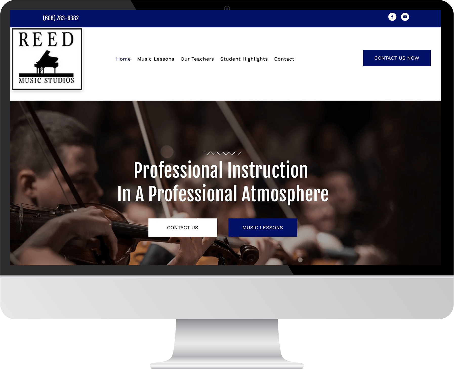 Engage website portfolio Art/Music