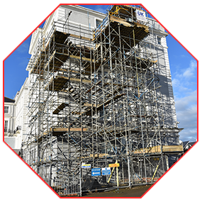 new build scaffolding