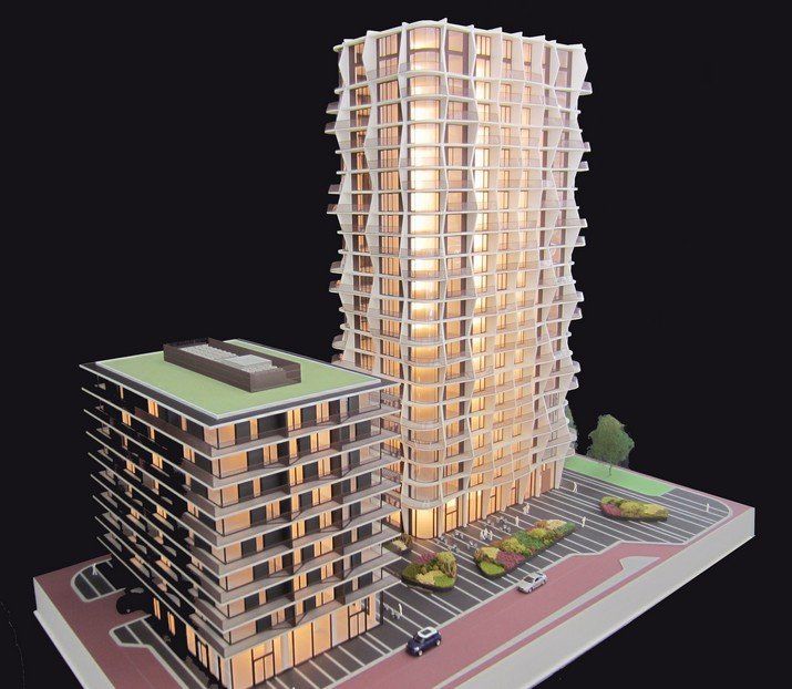 maquette Buitenveldertselaan Amsterdam