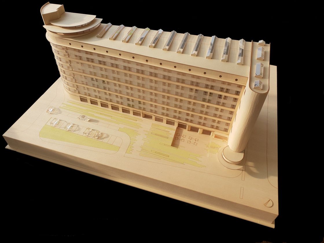 maquette hoodkantoor PostNL stationspostgebouw