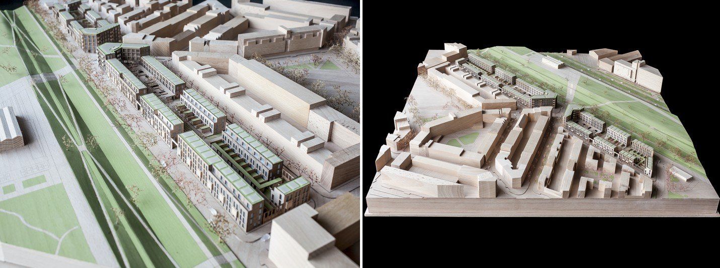 maquette foto Hudsonstraat Rotterdam