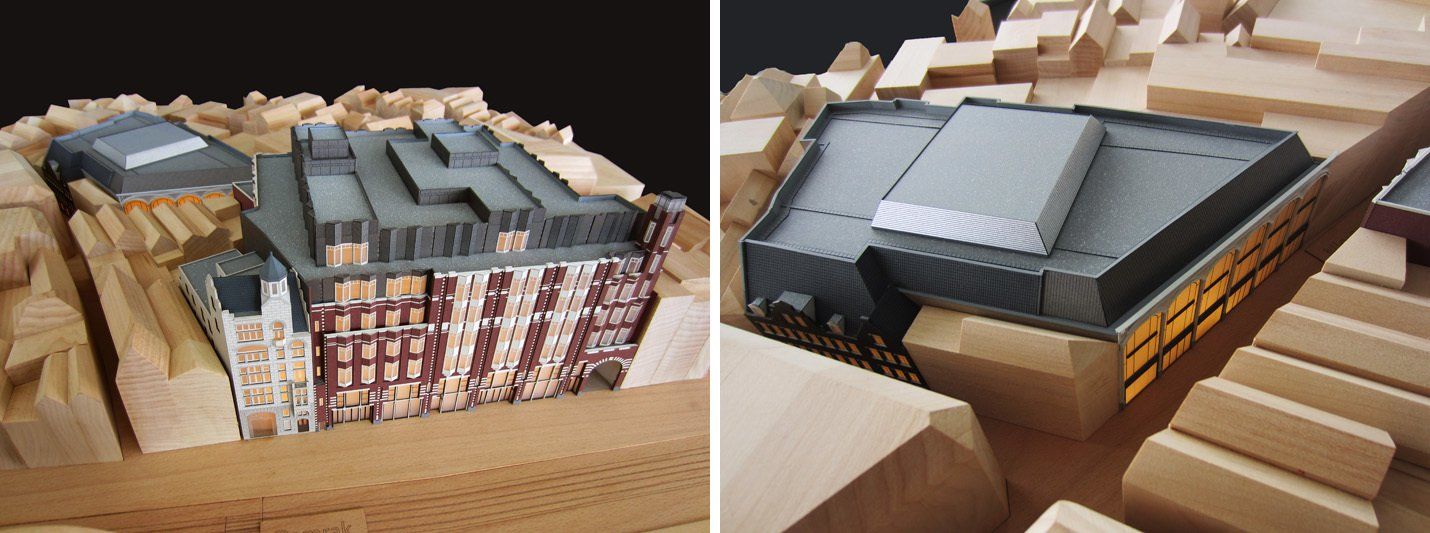maquette foto Damrak  Amsterdam