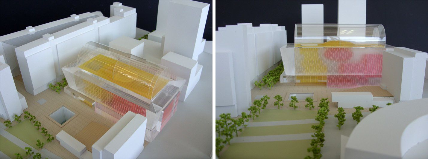 maquette foto Prijsvraag Dans / Muziek theater Den Haag