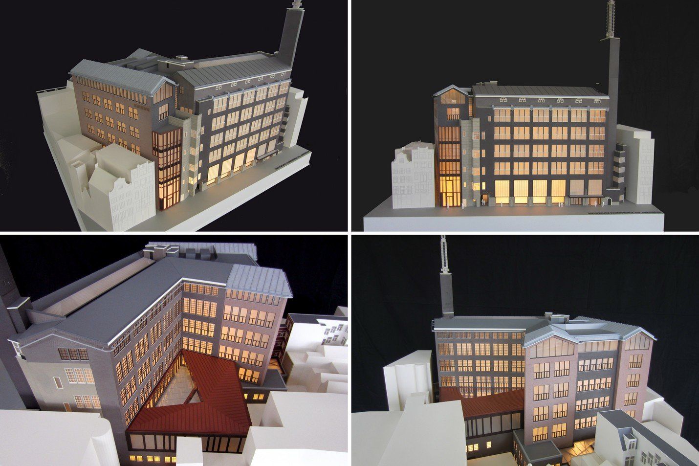 maquette foto Nieuweziids Voorburgwal 225 Amsterdam