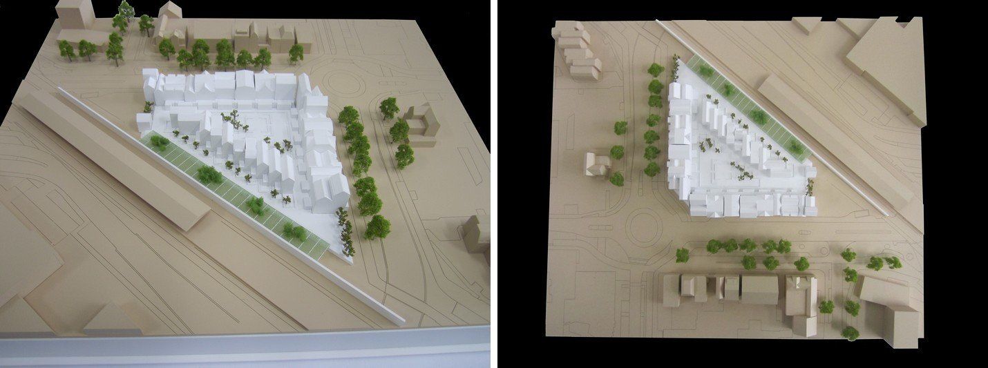maquette foto driehoek Bilthoven