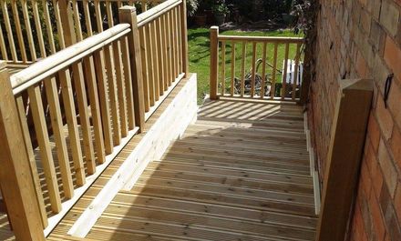 Joinery work in the garden