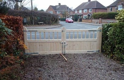 wooden gate