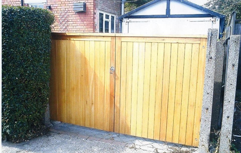 wooden gate