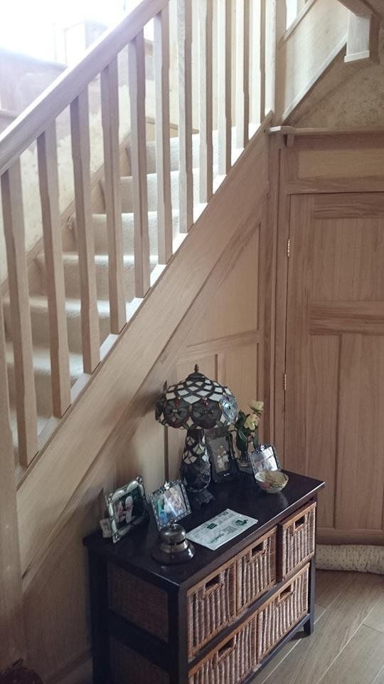 wooden staircase