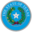 The seal of the state of texas has a star in the center