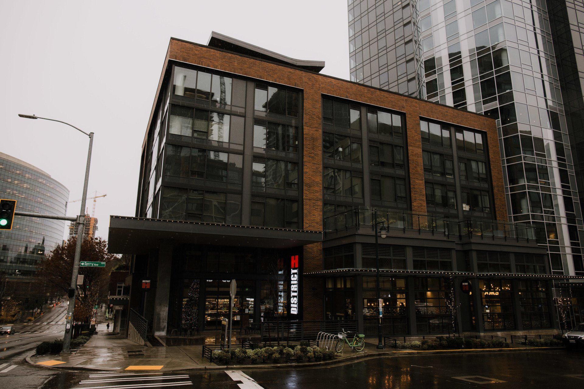 exterior District H restaurant