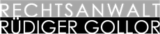 A black and white logo for a law firm