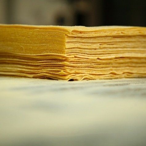 delle sfoglie di pasta
