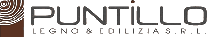 A logo for a company called puntillo legno & edilizia s.r.l.