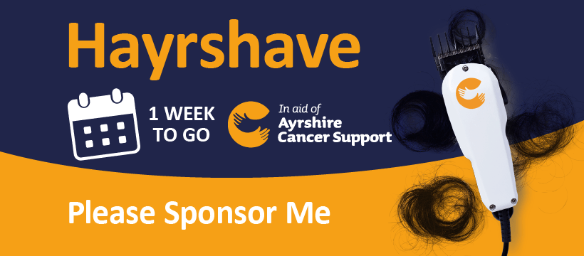 1 Week to go until my Hayrshave 1 Week to go until my Hayrshave