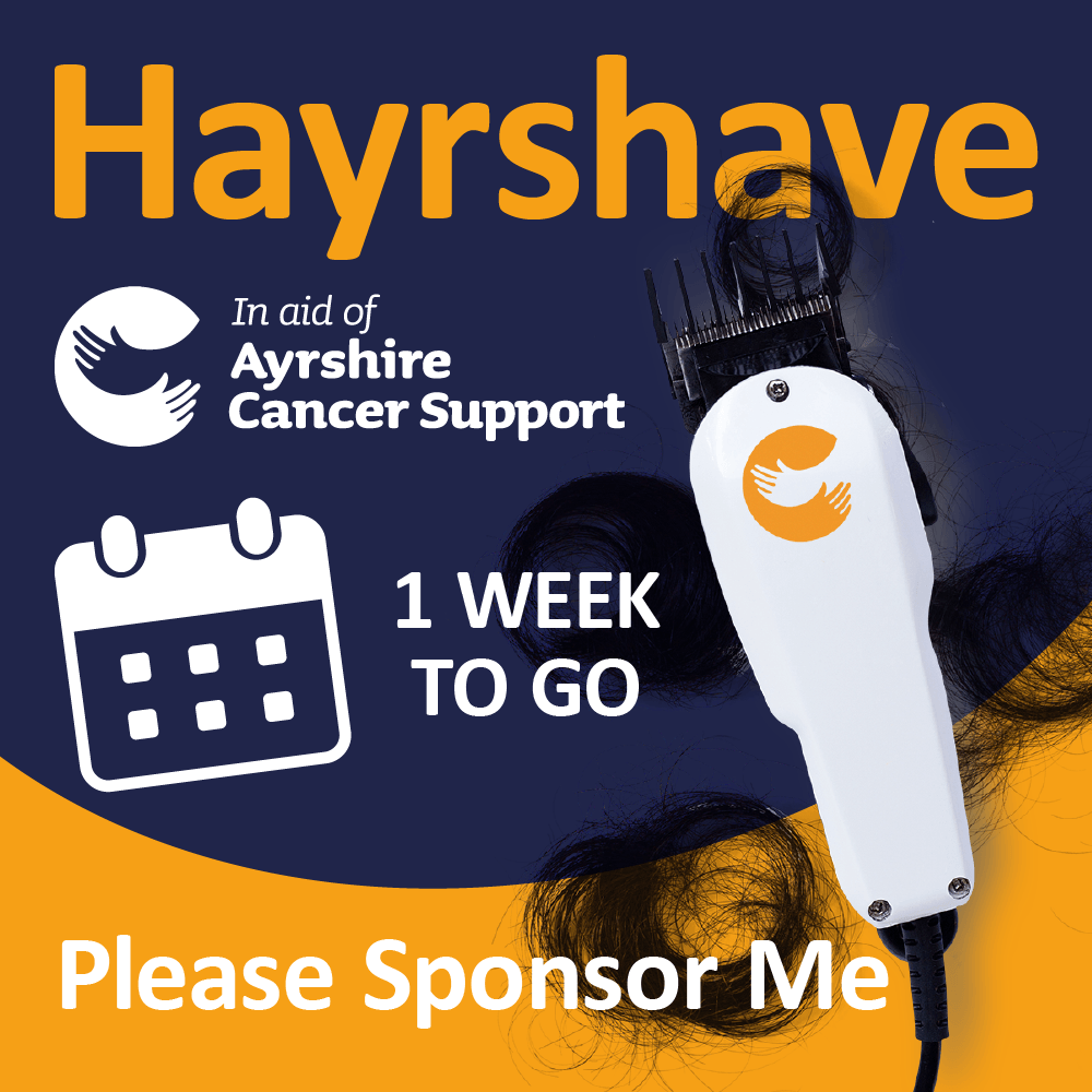1 Week to go until my Hayrshave 1 Week to go until my Hayrshave