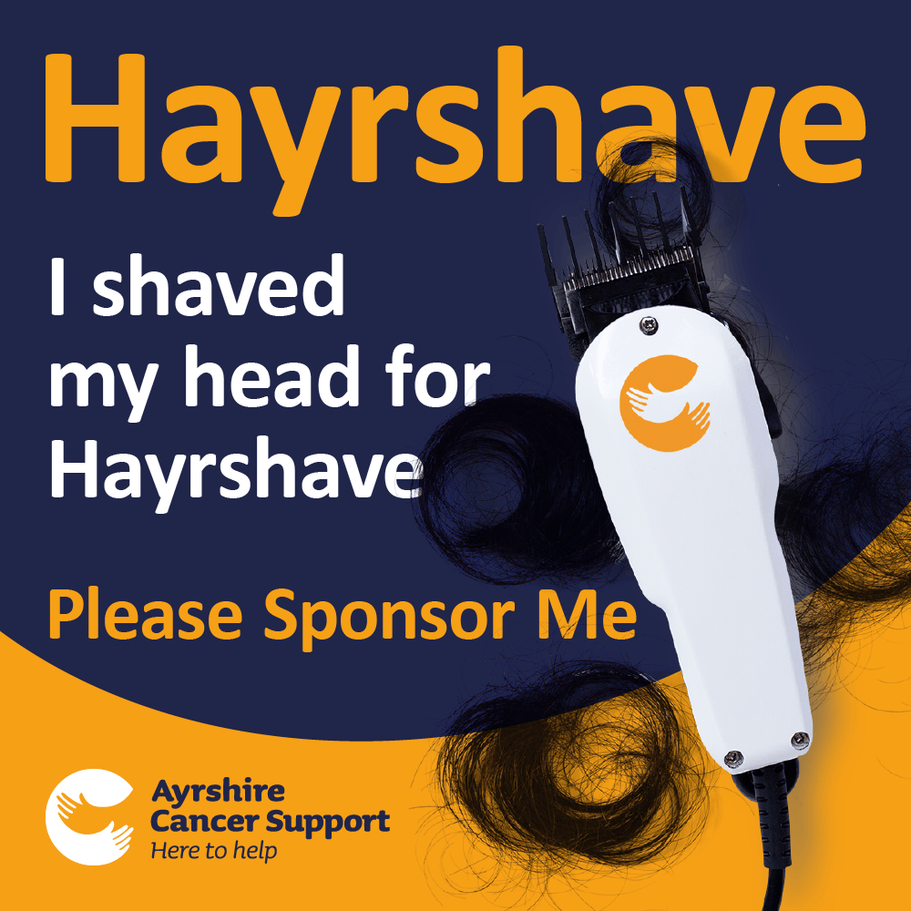 I shaved my head for Hayrshave I shaved my head for Hayrshave