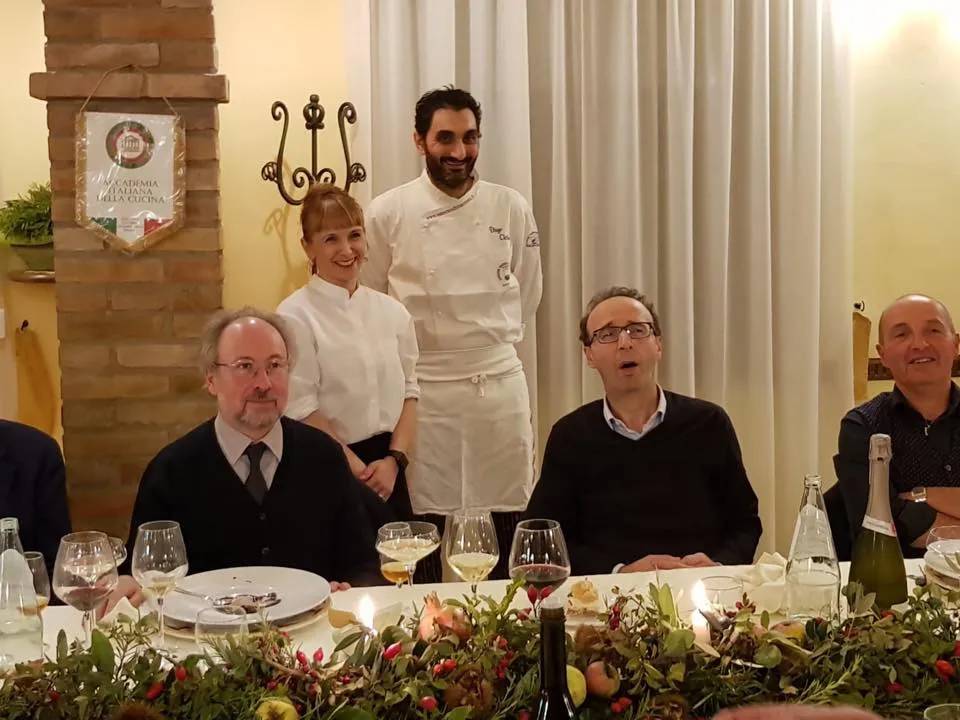 Roberto Benigni a tavola