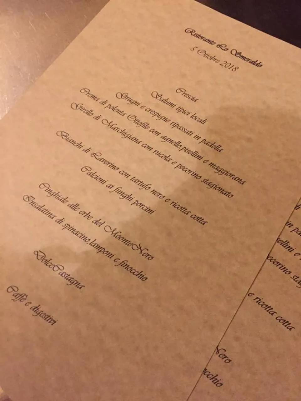 Menù