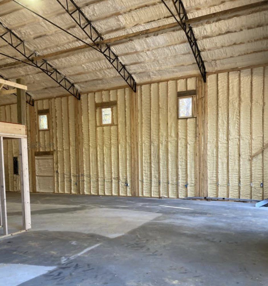 Installing spray foam insulation in North Vancouver, WA