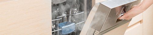 Dishwasher In Use — Dishwasher Service in Saugerties, NY Dishwasher In Use — Dishwasher Service in Saugerties, NY