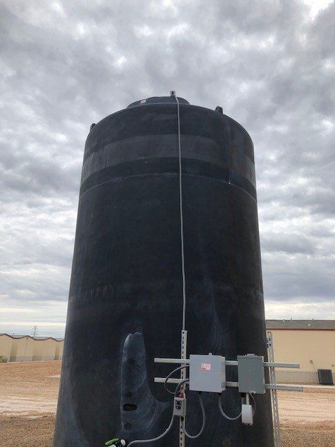 large water well tank