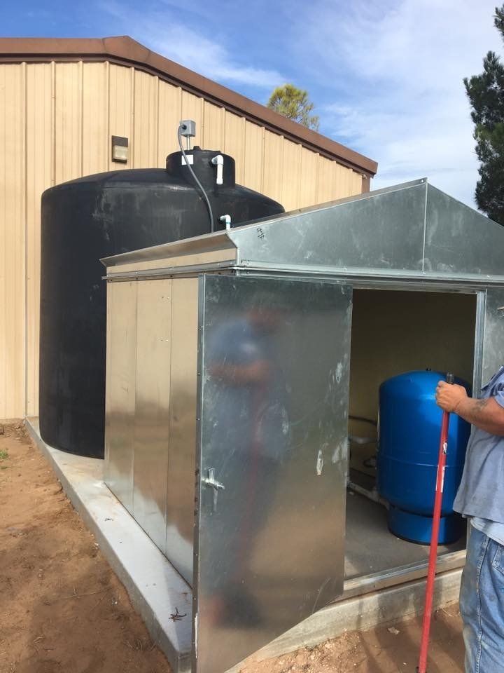 Cleaning newly constructed water bore or well with air compressor