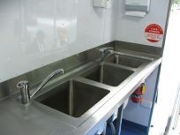 Sink in food truck