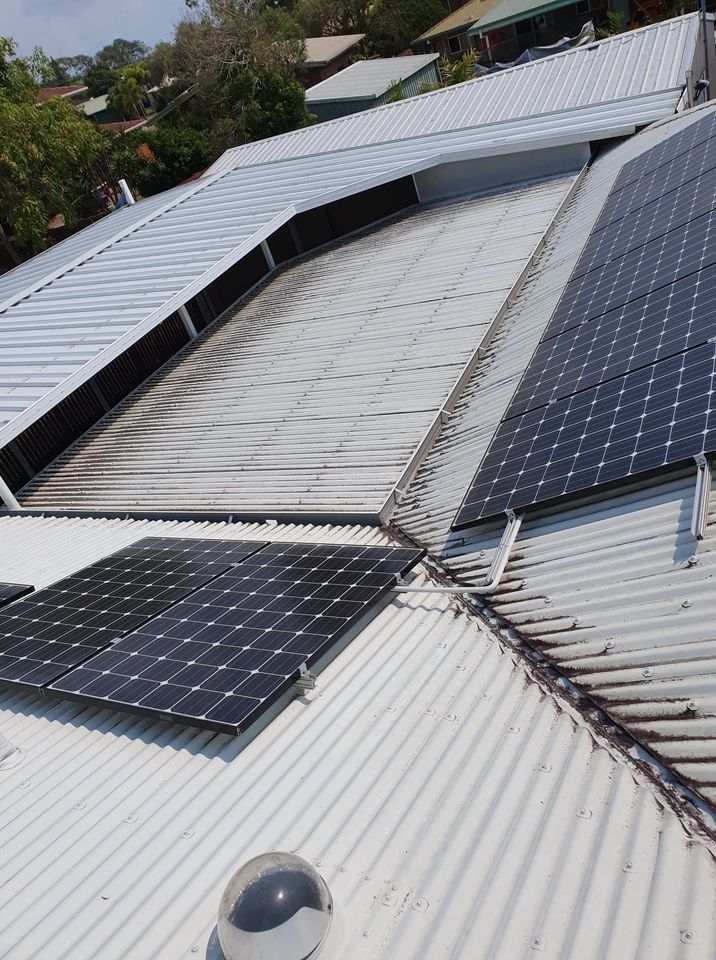 before roof