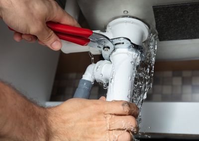 Water Leak Repair — Plumber Fixing Water Leaks in Amarillo, TX Water Leak Repair — Plumber Fixing Water Leaks in Amarillo, TX