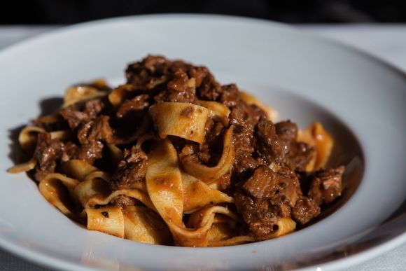 Tagliatelle al ragù di cinghiale