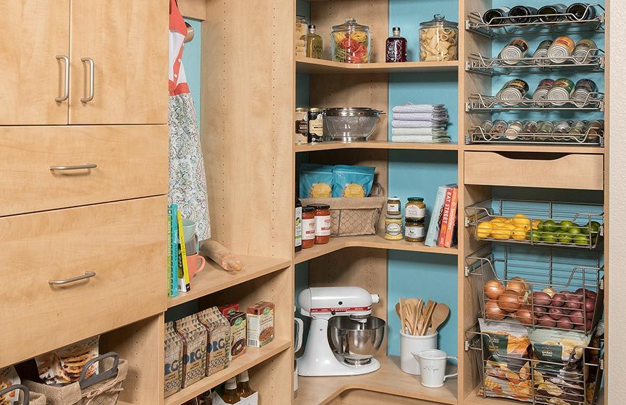 Custom kitchen pantry