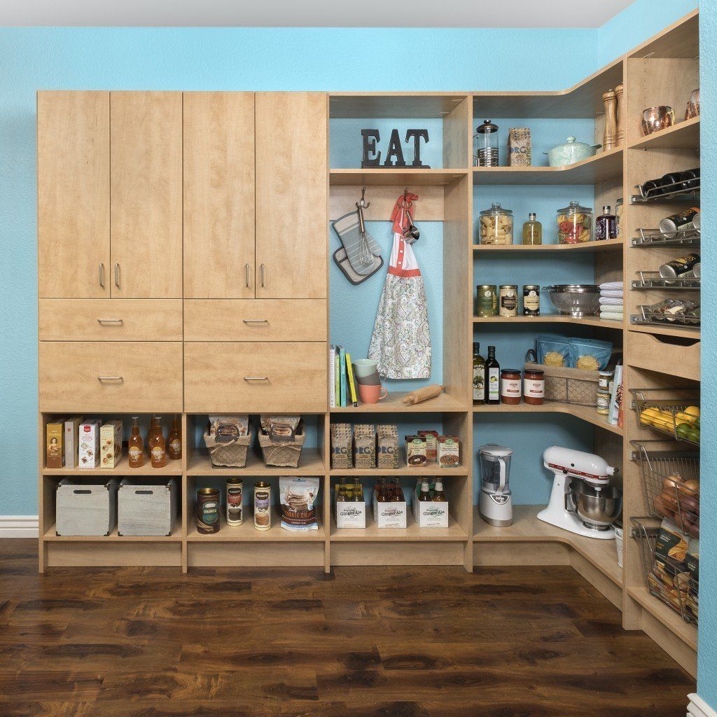 Custom built kitchen pantry